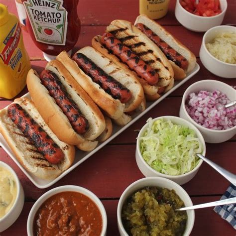 Here are my top ten tips for backyard cookout success, from the food to the entertainment and all the extras that will put your. Emeril's Ultimate Hot Dog Bar | Recipe in 2020 | Cookout ...