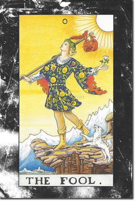 Tarot Card The Fool Art Print Poster T Photo Wall Home Etsy