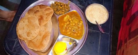 Amazing Food For Lunch And Dinner In Northern India Stock Photo Image