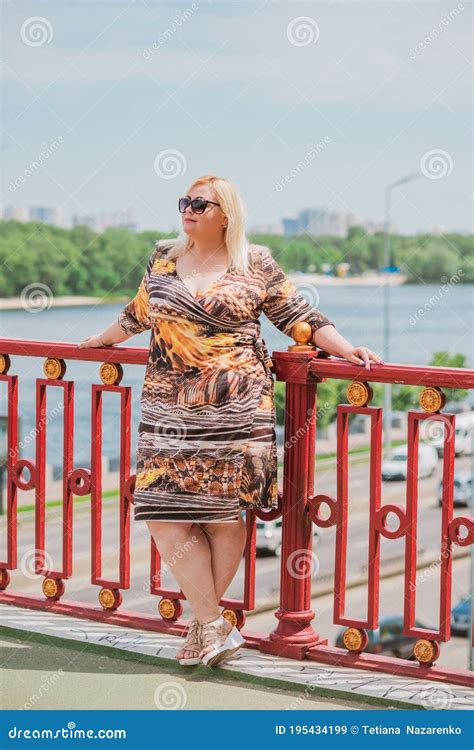 Plus Size Mature Woman Lifestyle Stock Image Image Of Body Dressed