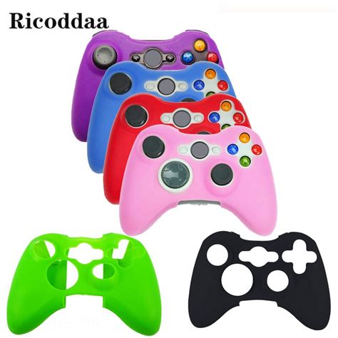 For Xbox 360 Controller Soft Case Silicone Protective Skin Cover Rubber