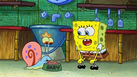 Spongebob Feeding Gary