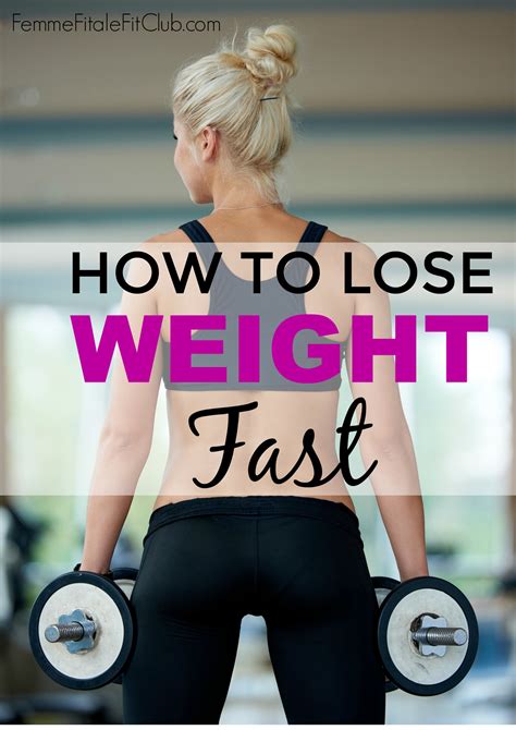 Femme Fitale Fit Club Bloghow To Lose Weight Fast