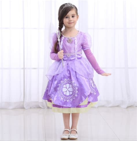 Kids Gorgeous Sofia The First Costume Girls Princess Party Dress 2 8
