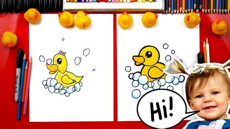 How To Draw A Rubber Ducky Artist Spotlight Art For Kids Hub
