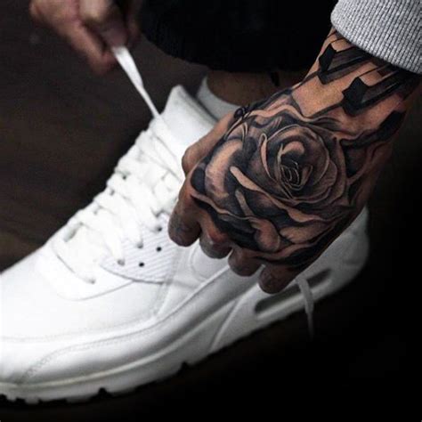 If you're looking to make a bold statement, then you may want to consider these hand tattoos. Bilderesultat for rose hand tattoo | Tattoos for guys ...