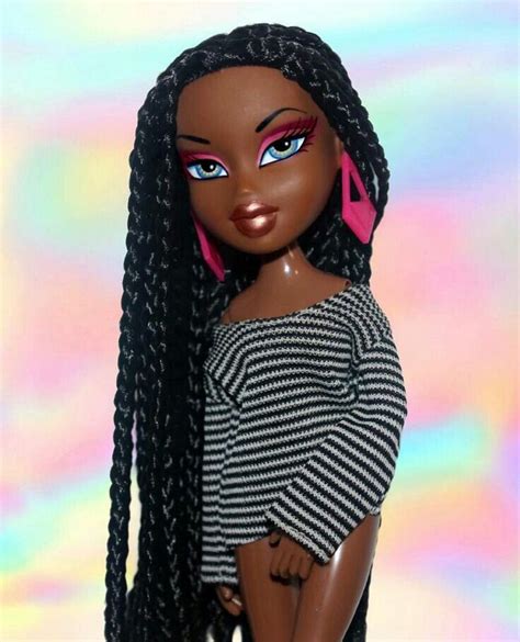 ɮʀǟȶʐ👑💅🏽 Black Bratz Doll Bratz Doll Makeup Black Girl Aesthetic