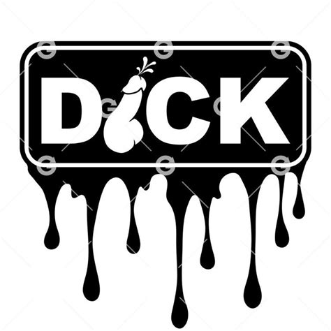 Dripping Penis Dick Cum Decal Svg Svged
