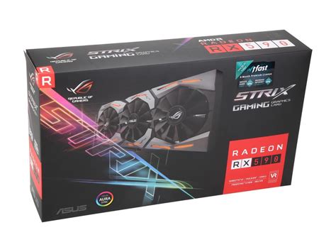 Asus Rog Strix Radeon Rx 590 Video Card Rog Strix Rx590 8g Gaming