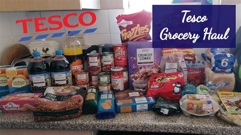 Tesco Grocery Haul Click And Collect Uk Mum Of One Youtube