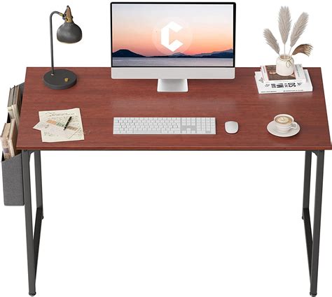 Study Computer Desk 47 Inch Home Office Writing Small Desk Modern