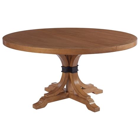 Stands up to rain, wind, and salt spray; Barclay Butera Newport Magnolia 60" Round Dining Table ...