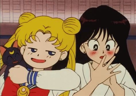 Nudge Hint Nudge Hint Tease Discover Share Gifs Sailor Moon
