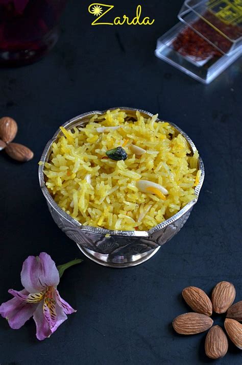 Zarda Sweet Saffron Rice Kashmiri Special Indian Cooking Challenge
