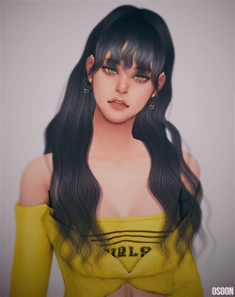 Sims 4 Korean Hair