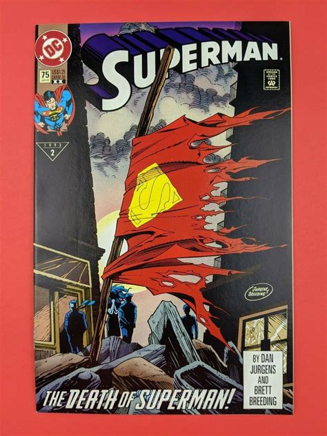 Superman 75 Jan 1993 The Death Of Superman 2nd Print Dc Comics Comic