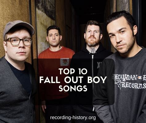 10 Best Fall Out Boy Love Songs And Lyrics All Time Greatest Hits