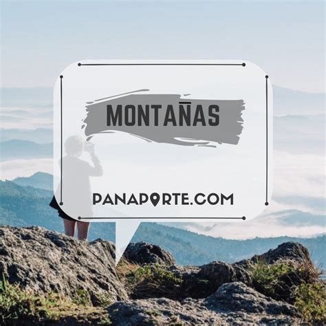 Esto Es Solo El Cover Del Tablero De Montañas Panaporte Guiadeviajes