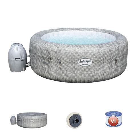 Bestway 6 Person Inflatable Round Hot Tub In The Hot Tubs And Spas