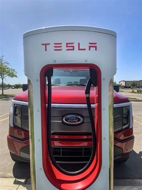 Ford Adds 15000 Tesla Superchargers To Blueoval Network