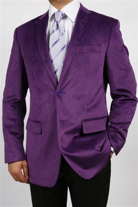 Purple Pastel Color Velvet Sportcoat Jacket Reduced Price