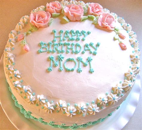 Cake birthday happy birthday sweet dessert celebration food party delicious. Mom Birthday Cakes