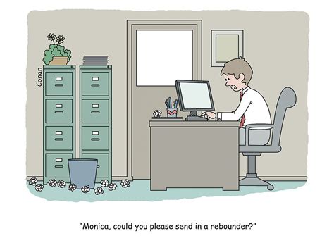 office worker cartoon