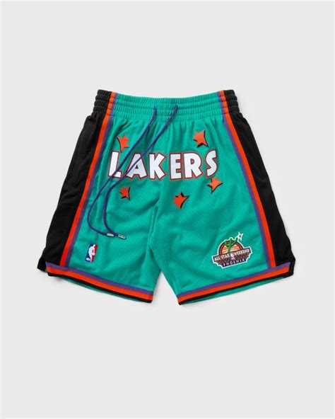 Just Don Just Don Rookie Shorts La Lakers All Star 1995 96 Green Bstn