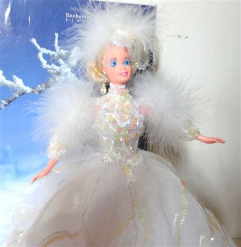 1994 Vintage Snow Princess Barbie Doll With Box Etsy Princess