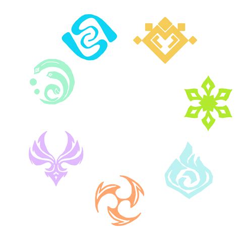 Redrew The Element Icons In The Styles Of Different Elements R