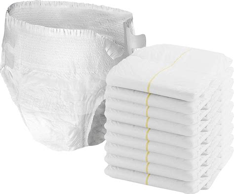 Pack Of 24 Adult Diaper Briefs Medium Size 32 44 Disposable