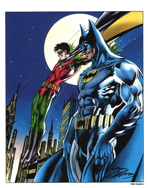 Neal Adams Batman And Robin Batman Art Batman Comic Cover Comic Art