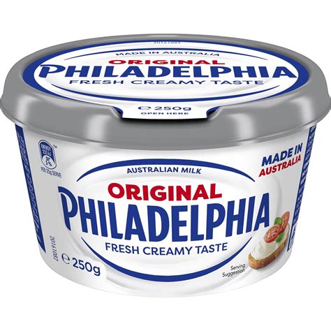 Philadelphia Original Cream Cheese Spread Tub 250g Woolworths