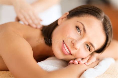 Beautiful Woman In Spa Salon Getting Massage Stock Image Image Of People Dayspa 36537673