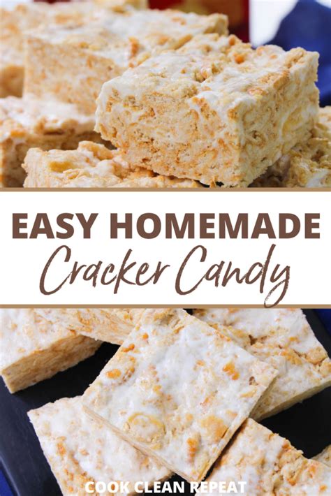 Easy No Bake Cracker Candy Treats Cook Clean Repeat