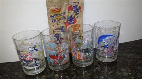 Vintage Mcdonalds Collectible Glasses Complete Set Of Walt Etsy