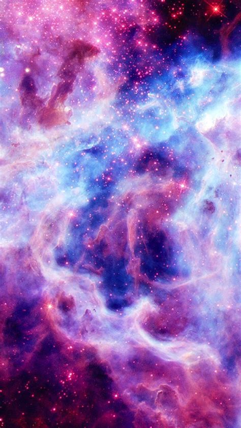 Outer Space Sky Nebula Astronomical Object Purple Galaxy Iphone Wallpaper 82c