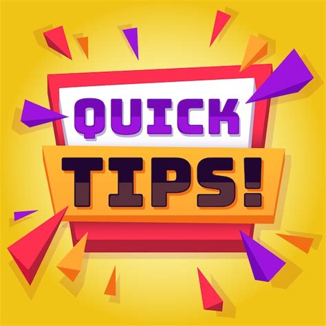 Premium Vector Quick Tip Useful Tricks And Advice Blog Post Background