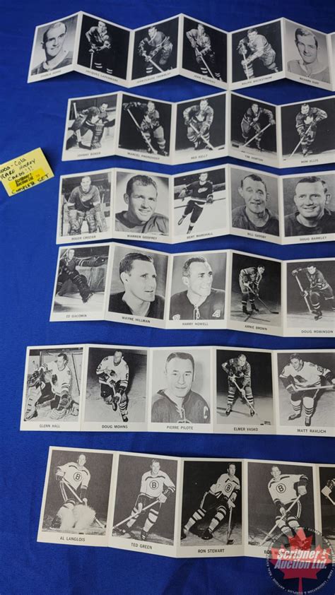 Rare Complete 6 Team Set Of 196566 Coca Cola Nhl Hockey Cards In The