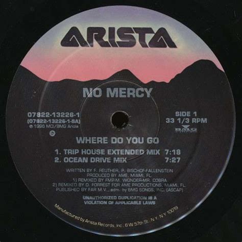 No Mercy Where Do You Go Only Music Records