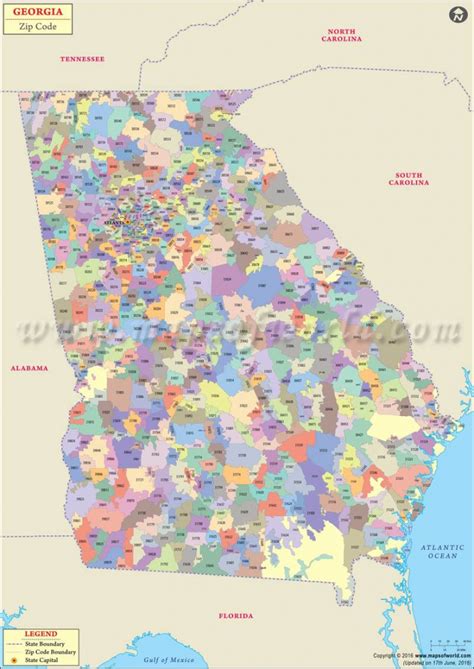Atlanta Zip Code Map Printable Printable Maps