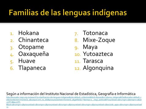 PPT Lenguas indígenas de México PowerPoint Presentation free download ID