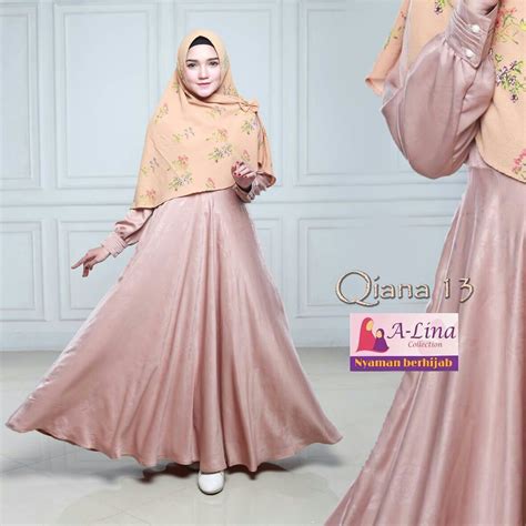Liontin unik dari tanah liat. Gamis A-lina collection Qiana 13 - baju gamis wanita ...