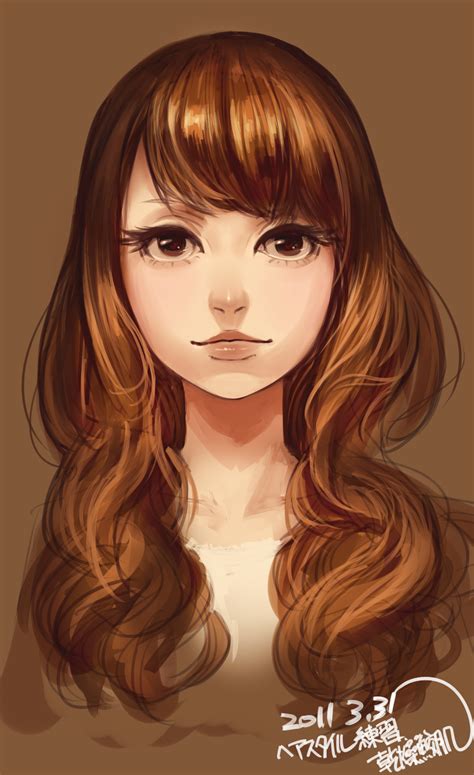 Safebooru Anime Picture Search Engine Brown Eyes Brown Hair Bust Close Up Face Highres
