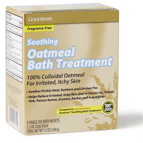 Goodsense Soothing Oatmeal Bath Treatment 8ct