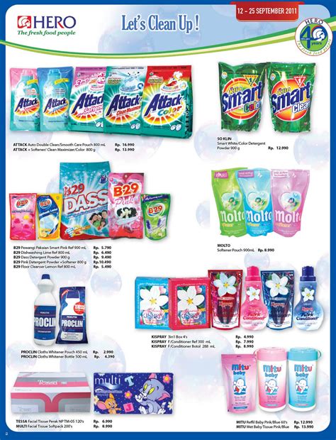 Promosi Produk Barang Kebersihan di Hero Bulan September 2011 - Gudang ...