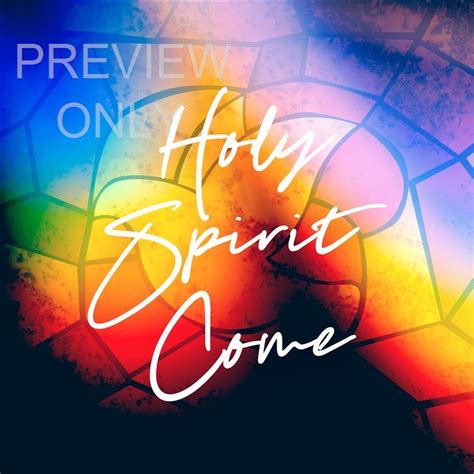 Iconic Glass Holy Spirit Come Shift Worship Worshiphouse Media