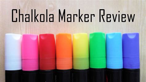 Chalkola Chalk Markers Art Product Review Iikiui Youtube