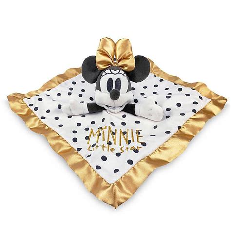 Disney Minnie Mouse Little Star Plush Blankie Blanket For Baby New With