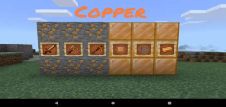 Copper ingots are metal ingots obtained from smelting raw copper. Copper Minecraft Addon / Mod